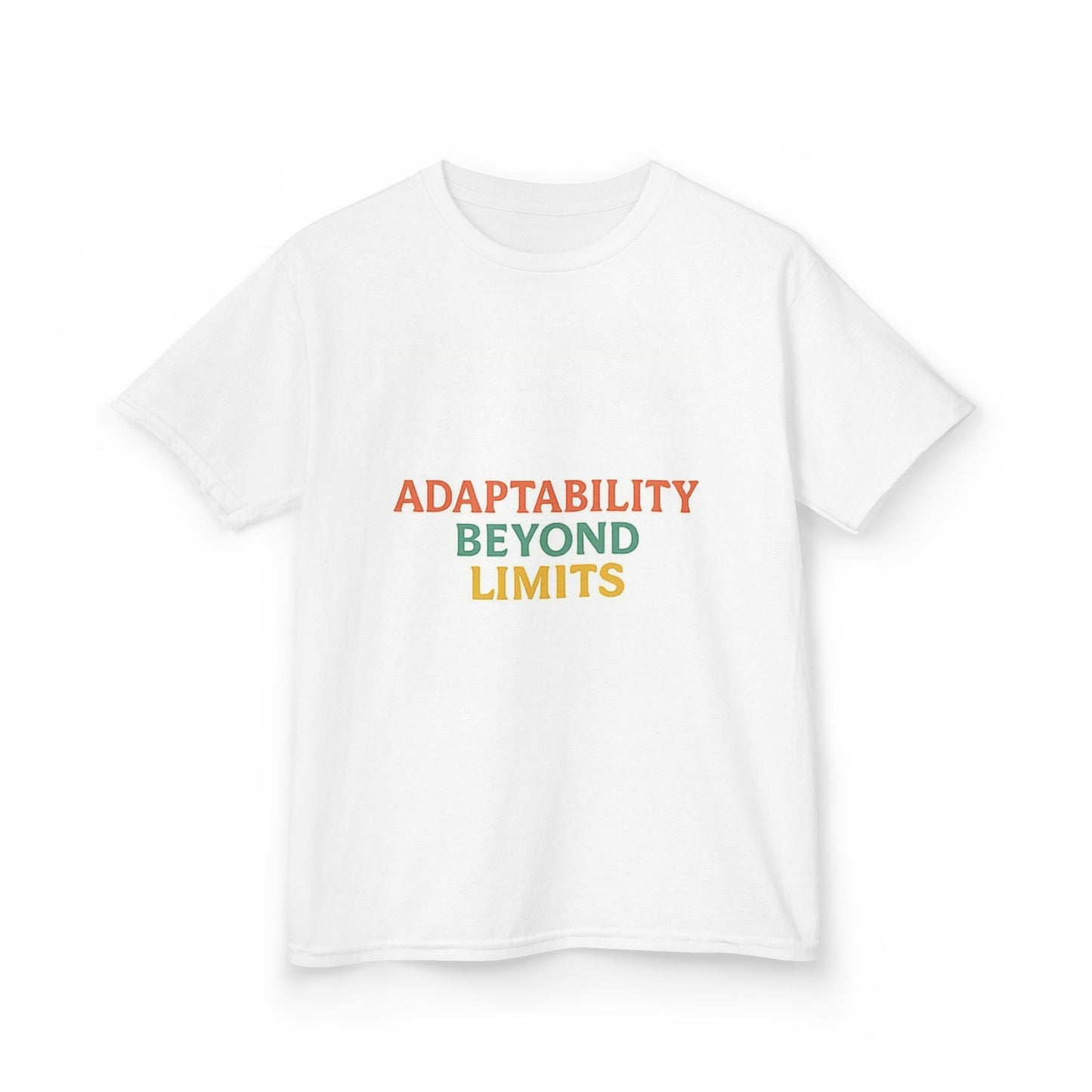 Kids Tee — "Adaptability Beyond Limits" Inspirational Graphic Shirt