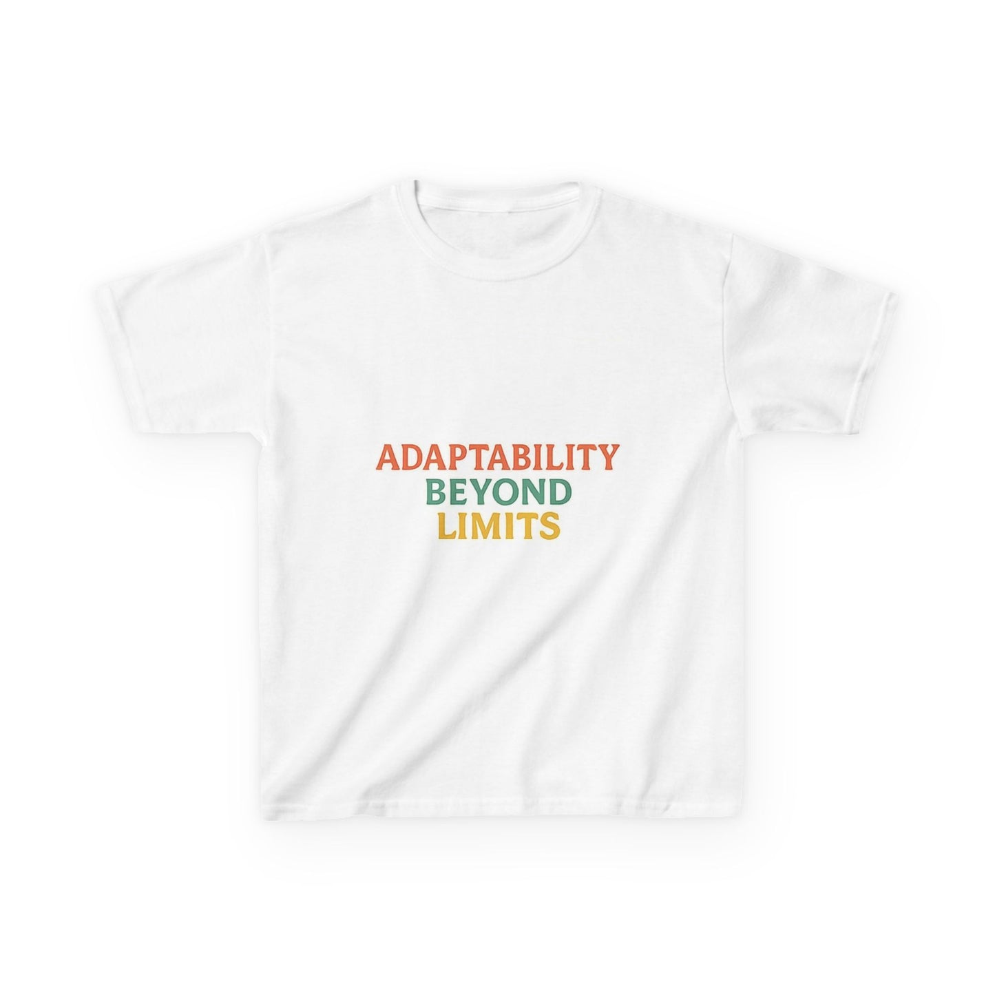 Kids Tee — "Adaptability Beyond Limits" Inspirational Graphic Shirt
